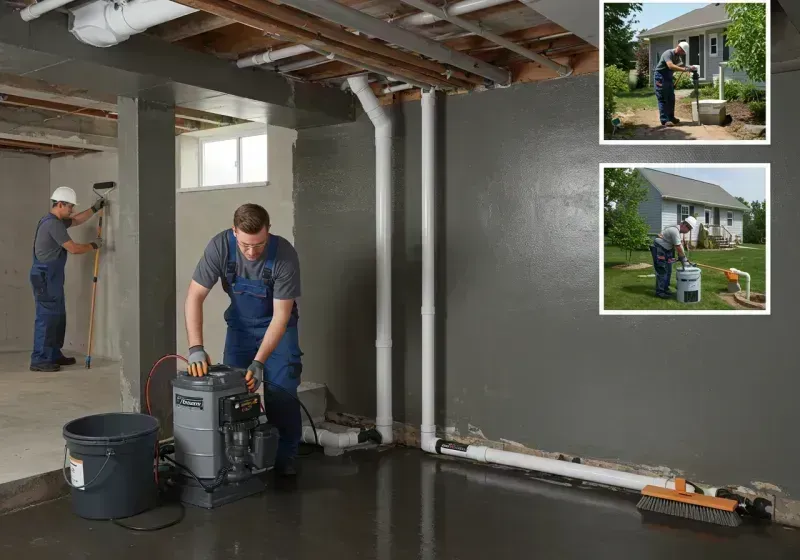 Basement Waterproofing and Flood Prevention process in Avon, IN